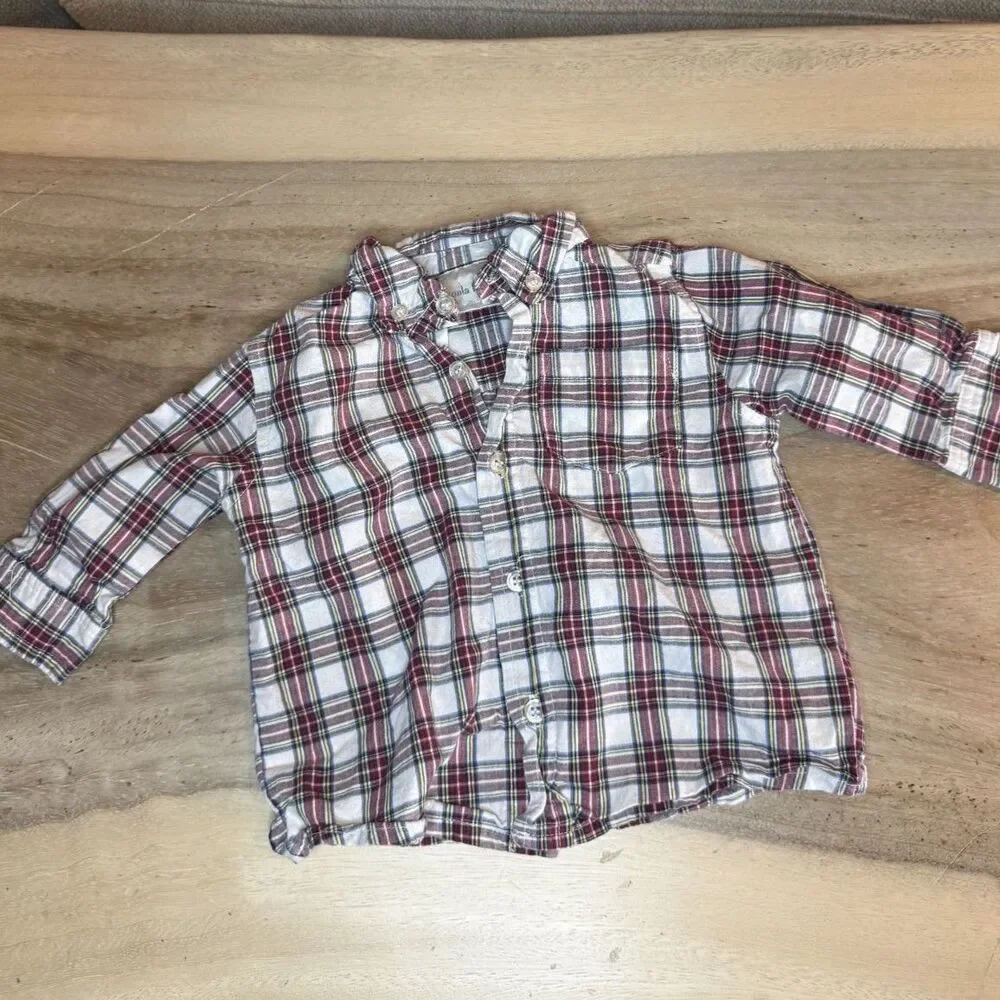 Koala Kids Baby Plaid Shirt